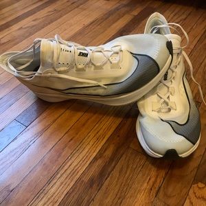 Nike Zoom Fly 3. Fast trainer/racer. Size 11.5.  See: Nike.com/running/zoom-fly